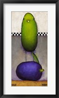 Framed Eggplant Bird