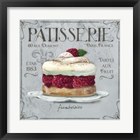 Framed 'Patisserie 1' border=