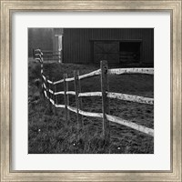 Framed Barn Fence