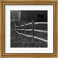 Framed Barn Fence