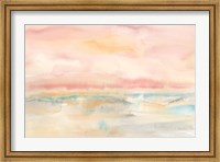 Framed Blush Seascape