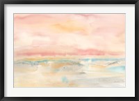 Framed Blush Seascape