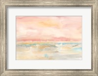 Framed Blush Seascape
