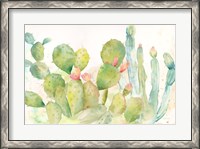 Framed Cactus Garden Landscape