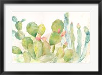 Framed Cactus Garden Landscape