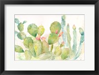 Framed Cactus Garden Landscape