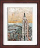 Framed Empire State Building Abstract