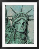 Framed Statue Of Liberty Portrait