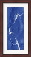 Framed Blue Marble Panel Trio I