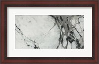 Framed Black and White Marble Panel Trio I