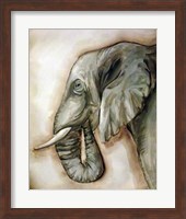 Framed Elephant Portrait