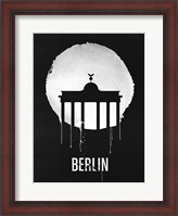 Framed Berlin Landmark Black