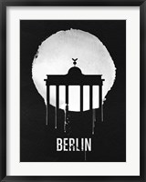 Framed Berlin Landmark Black