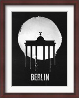 Framed Berlin Landmark Black