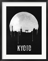 Framed Kyoto Skyline Black