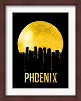 Framed Phoenix Skyline Yellow
