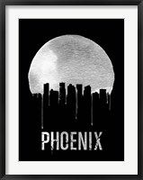 Framed Phoenix Skyline Black