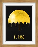 Framed El Paso Skyline Yellow
