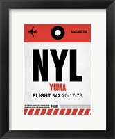 Framed NYL Yuma Luggage Tag I