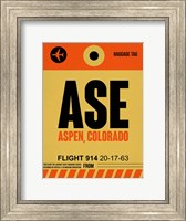 Framed ASE Aspen Luggage Tag I