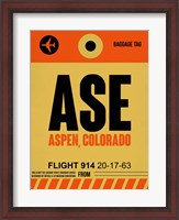 Framed ASE Aspen Luggage Tag I