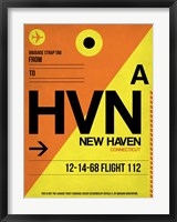 Framed HVN New Haven Luggage Tag I