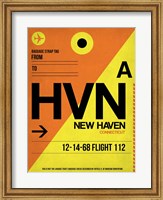 Framed HVN New Haven Luggage Tag I