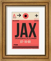 Framed JAX Jacksonville Luggage Tag I