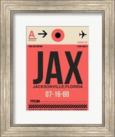 Framed JAX Jacksonville Luggage Tag I