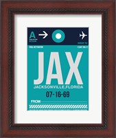 Framed JAX Jacksonville Luggage Tag II