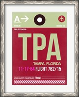 Framed TPA Tampa Luggage Tag II