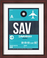 Framed SAV Savannah Luggage Tag II