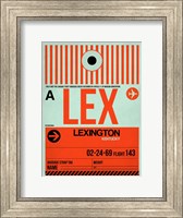 Framed LEX Lexington Luggage Tag I