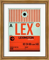Framed LEX Lexington Luggage Tag I