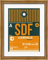 Framed SDF Louisville Luggage Tag I