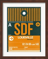 Framed SDF Louisville Luggage Tag I
