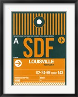 Framed SDF Louisville Luggage Tag I