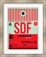 Framed SDF Louisville Luggage Tag II