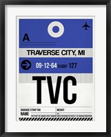 Framed TVC Traverse City Luggage Tag I