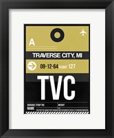 Framed TVC Traverse City Luggage Tag II