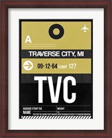 Framed TVC Traverse City Luggage Tag II