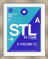 Framed STL St. Louis Luggage Tag II