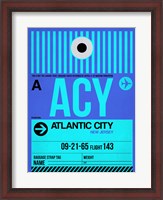 Framed ACY Atlantic City Luggage Tag I