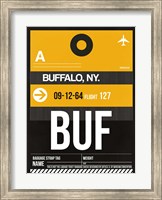 Framed BUF Buffalo Luggage Tag II