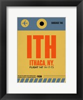 Framed ITH Ithaca Luggage Tag I