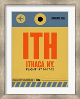 Framed ITH Ithaca Luggage Tag I