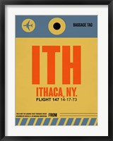 Framed ITH Ithaca Luggage Tag I