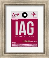 Framed IAG Niagara Falls Luggage Tag I