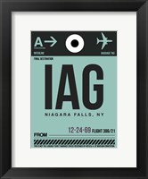 Framed IAG Niagara Falls Luggage Tag II