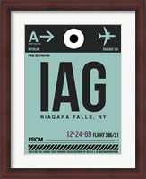 Framed IAG Niagara Falls Luggage Tag II